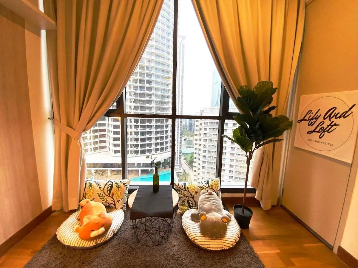 شقة Lily And Loft - Kl Gateway Bangsar Lrt, Wifi, Netflix كوالالمبور