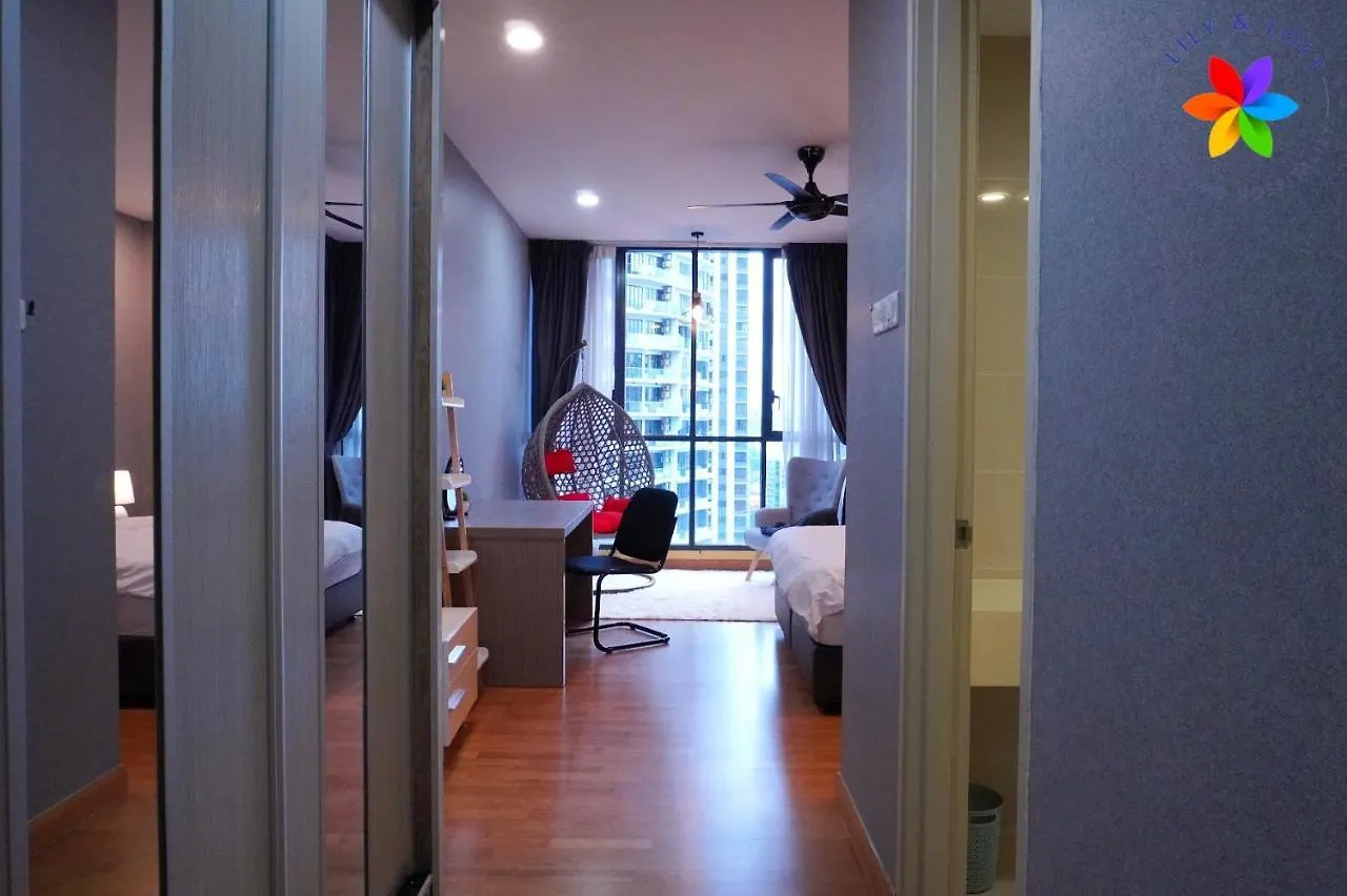 شقة Lily And Loft - Kl Gateway Bangsar Lrt, Wifi, Netflix كوالالمبور ماليزيا