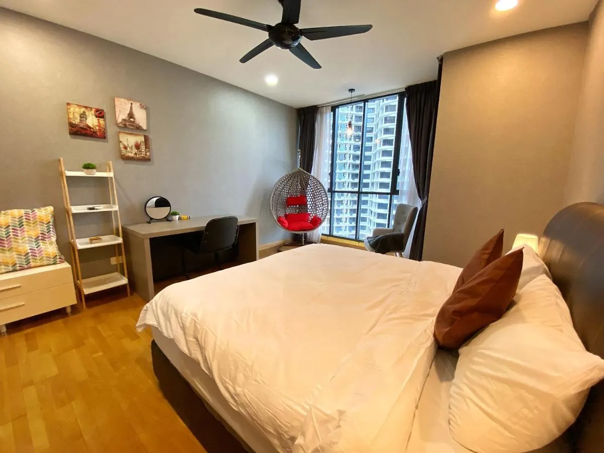 شقة Lily And Loft - Kl Gateway Bangsar Lrt, Wifi, Netflix كوالالمبور