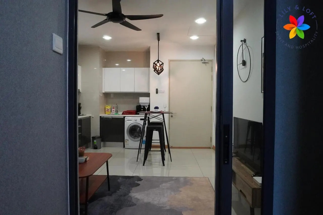 شقة Lily And Loft - Kl Gateway Bangsar Lrt, Wifi, Netflix كوالالمبور