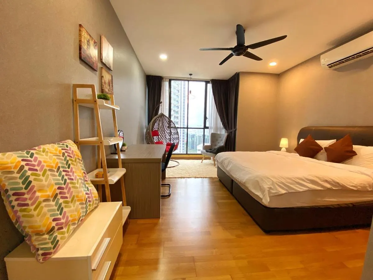 شقة Lily And Loft - Kl Gateway Bangsar Lrt, Wifi, Netflix كوالالمبور