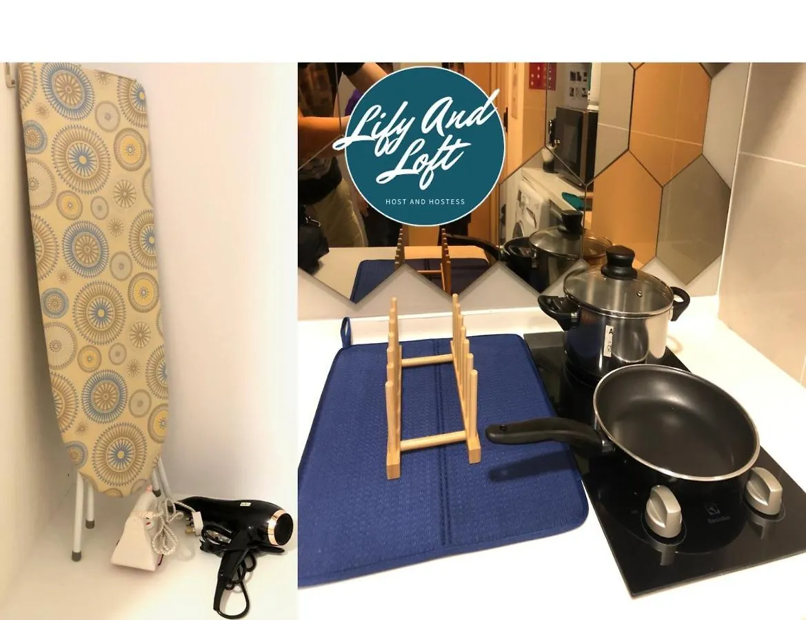شقة Lily And Loft - Kl Gateway Bangsar Lrt, Wifi, Netflix كوالالمبور 0*,  ماليزيا